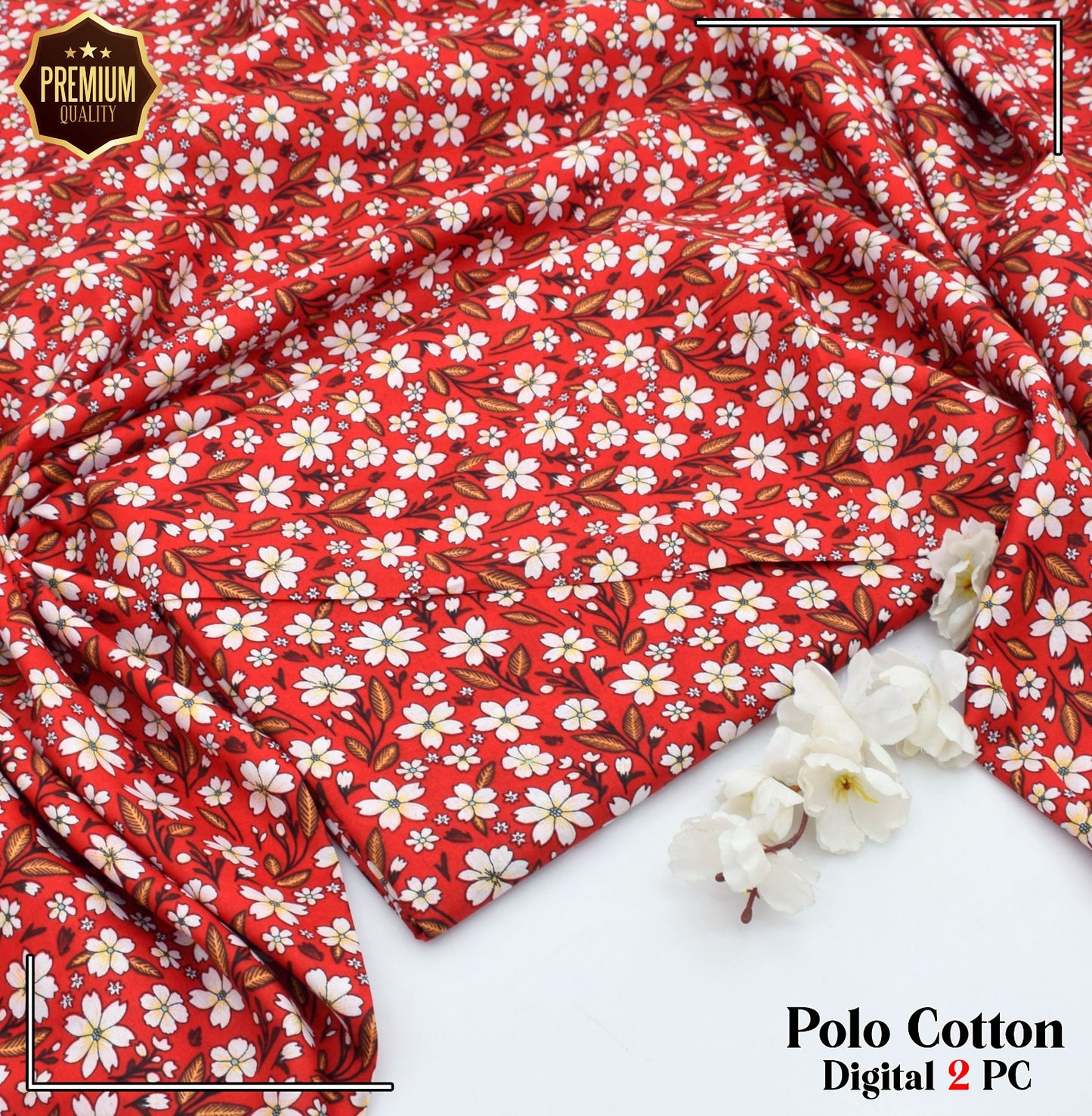 2PC MICRO POLO COTTON UNSTITCHED SUIT