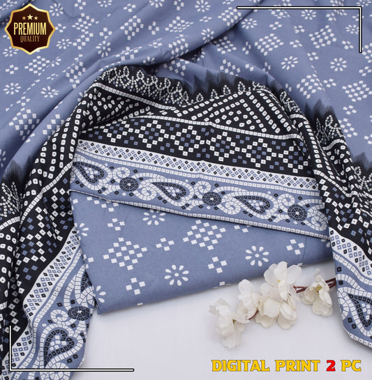 2PC MICRO POLO COTTON UNSTITCHED SUIT