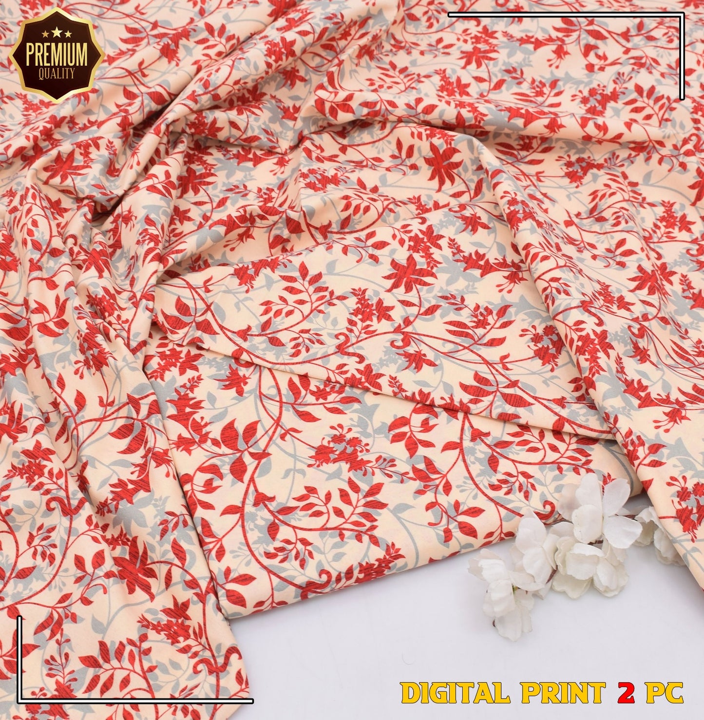 2PC MICRO POLO COTTON UNSTITCHED SUIT