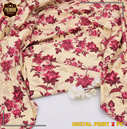 2PC MICRO POLO COTTON UNSTITCHED SUIT